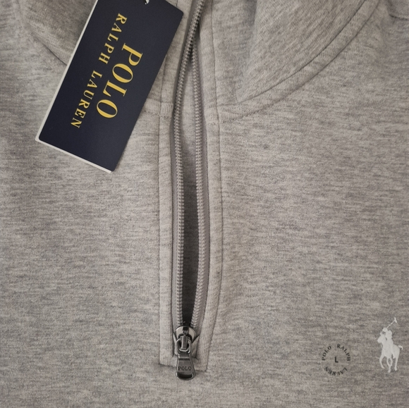 Dark Gray Polo Quater Zip - Picture 3 of 7